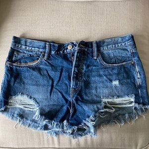 Free people Jean shorts NWOT